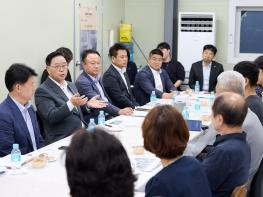 강수현 양주시장, 수출 제조기업 ‘나비야삭스’ 현장 방문…애로사항 청취 및 지원 방안 논의 기사 이미지